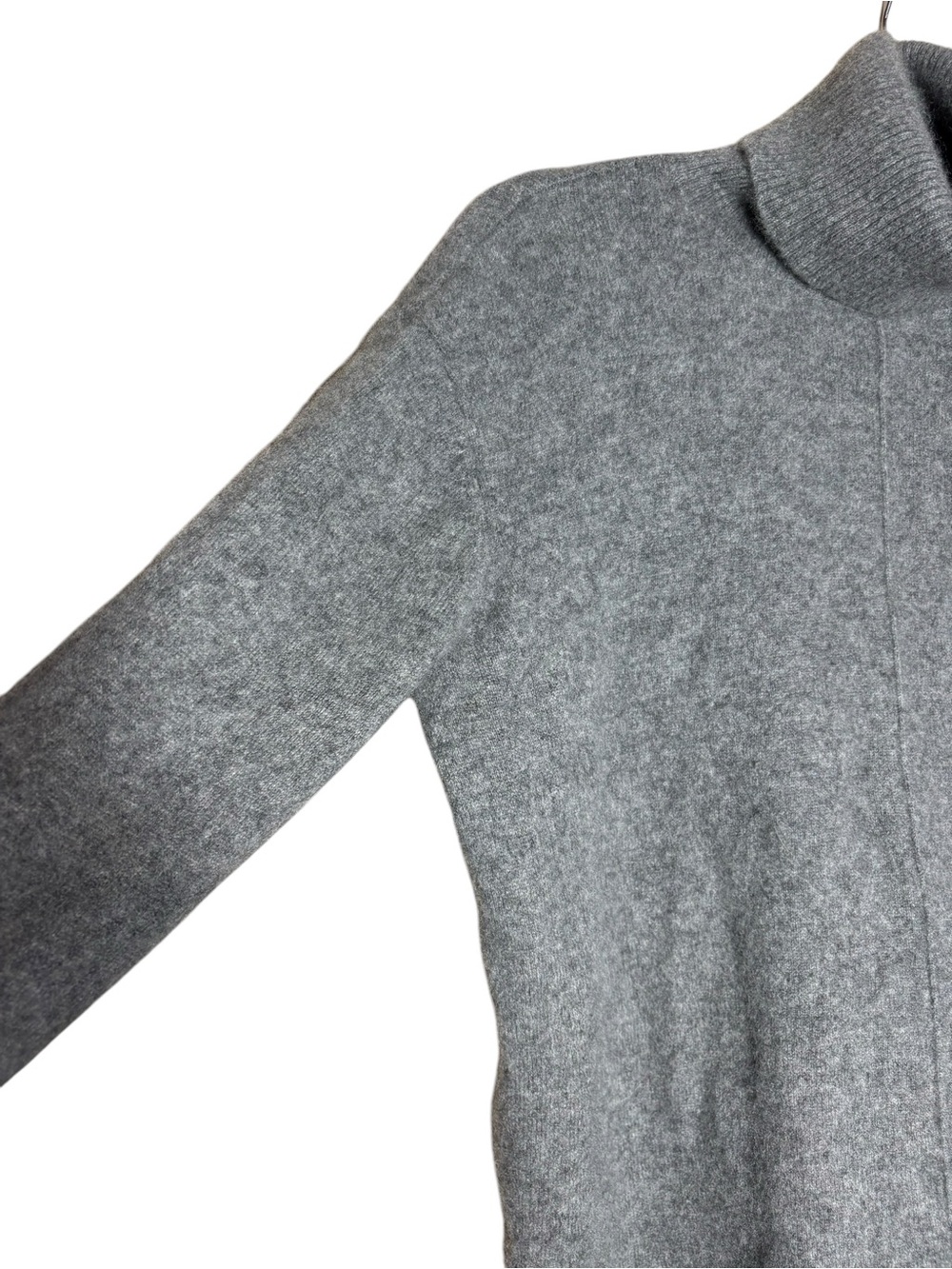 CHARTER CLUB | Women’s Grey Pure Cashmere Turtleneck Sweater size L Quiet Luxury - Picture 5 of 12